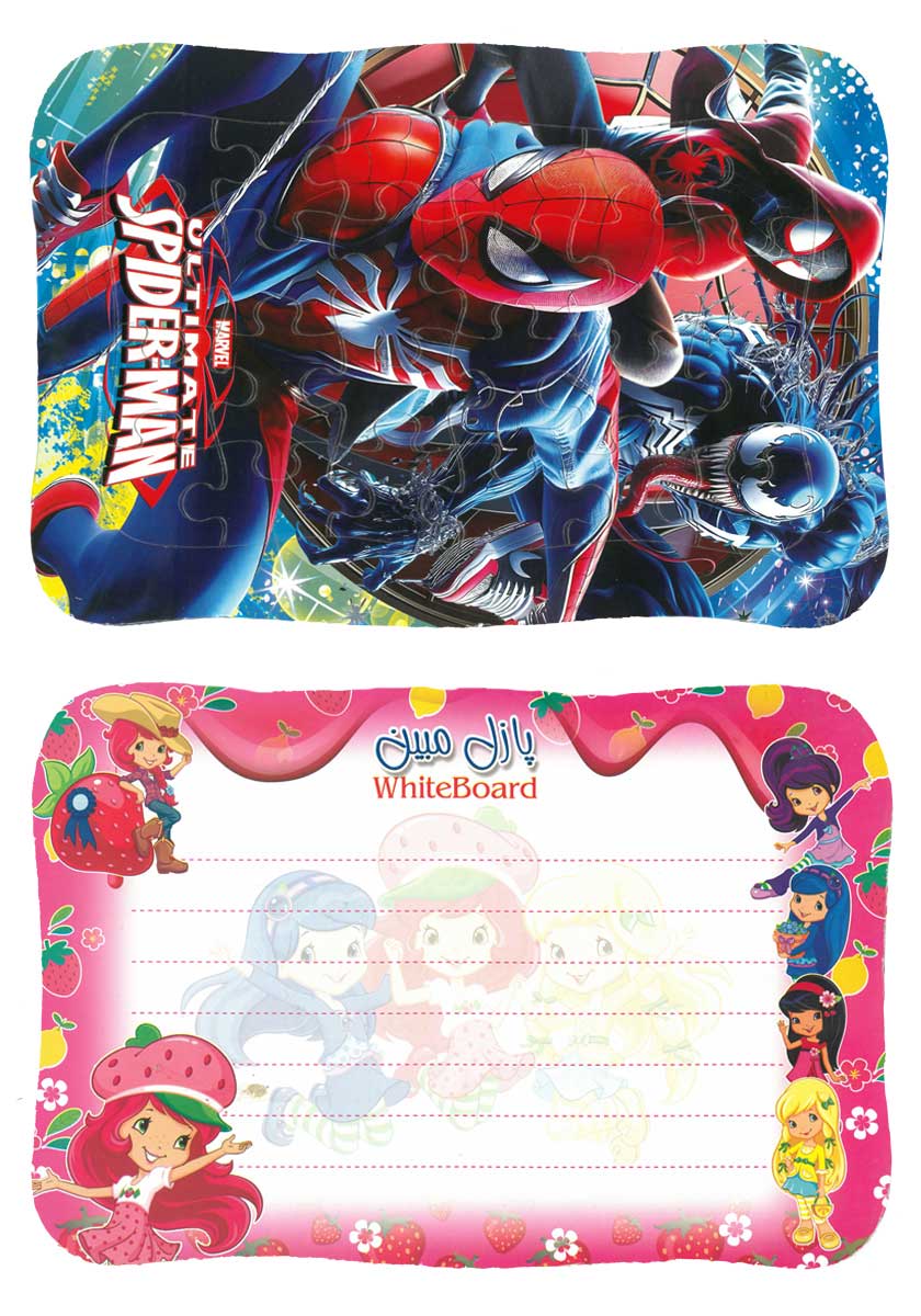 پازل کودکانه مبین طرح مرد عنکبوتی (پشت نوشتاری)